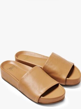 BEEK Pelican Leather Platform Sandal Size 5